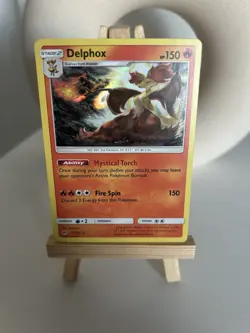 Pokemon Card 17/131 Delphox Forbidden Light - Holo - Image 1
