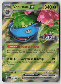 Venusaur ex (Stamp) 001/142 - Miscellaneous Cards & Products Holo - PTCG - Image 1