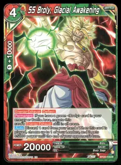 SS Brody, Glacial Awakening BT22-134 R Dragon Ball Z TCG trading card - Image 1