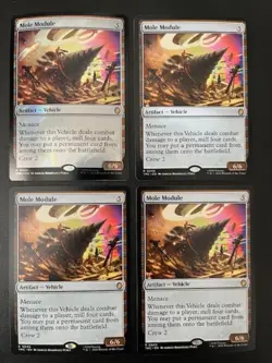 MTG- Mole Module x4 - TMNT (One is Surge FOIL) - Image 1