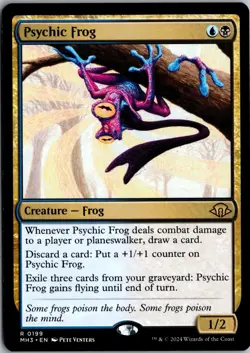 Psychic Frog 199 Rare Modern Horizons 3 Magic: The Gathering Near Mint - Image 1