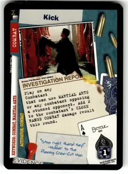 The X-Files CCG: The Truth is Out There Card C Kick - Image 1
