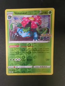 Pokemon TCG - Venusaur - 003/078 - Pokemon GO - LP Reverse Holo (2022) - Image 1