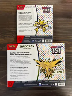 Pokemon Scarlet & Violet 151 Alakzam + Zapdos Collection Boxes Brand New Sealed - Image 2