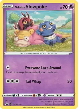 Galarian Slowpoke (SWSH126) [Sword & Shield: Black Star Promos] Lightly Played H - Image 1