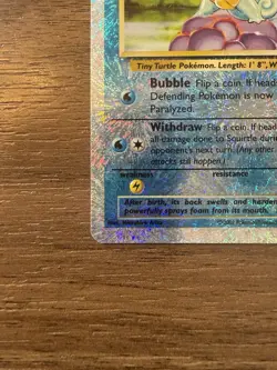2002 Pokemon Legendary Collection Squirtle Reverse Holo #95/110 MP - Image 5