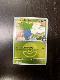 Oddish (Poke Ball) 001/217 Holo Ascended Heroes Reverse Holo NM - Image 1