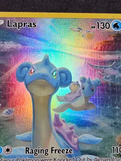 Pokemon TCG Lapras GG05/GG70 SWSH: Crown Zenith: Galarian Gallery Holo MP - Image 3