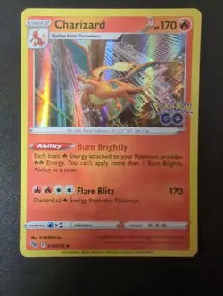 Pokemon TCG - Charizard Holo 010/078 - Pokemon Go Lp - Image 1