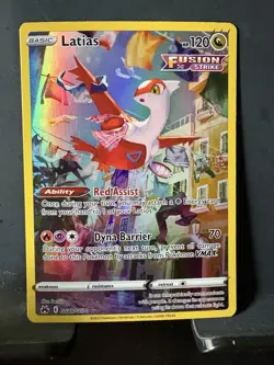 Pokemon TCG Latias Full Art Holo Rare GG20/GG70 120 HP 2023 EN - Image 1