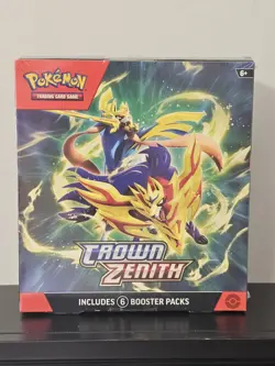 NEW Pokemon TCG Sword and Shield Crown Zenith Booster Bundle Factory Sealed - Image 1