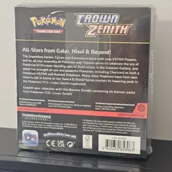NEW Pokemon TCG Sword and Shield Crown Zenith Booster Bundle Factory Sealed - Image 2