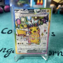 Pokemon TCG Surging Sparks Pikachu EX 219/191 Full Art Ultra Rare - Image 1