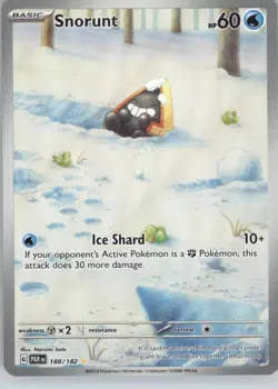 Snorunt 188/182 Illustration Rare Paradox Rift Pokemon Near Mint - Image 1
