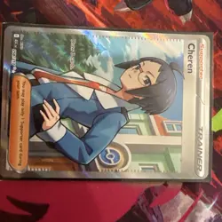 Cheren 258/217 Full Art Trainer Ultra Rare Holo Ascended Heroes Pokemon TCG - Image 3