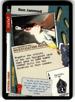 The X-Files CCG: The Truth is Out There Card C Gun Jammed - Image 1