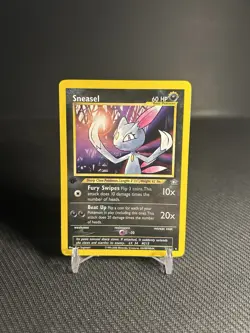 Pokemon TCG Sneasel 25/111 1st Edition Neo Genesis Non Holo LP- - Image 1