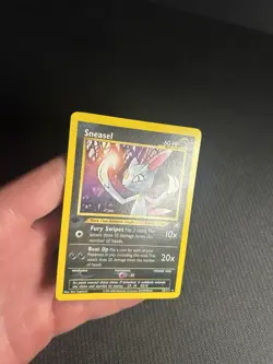 Pokemon TCG Sneasel 25/111 1st Edition Neo Genesis Non Holo LP- - Image 5