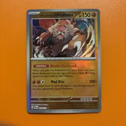 Prismatic Evolutions - Bloodmoon Ursaluna (Masterball) 054/131 - Rare Pokemon - Image 1
