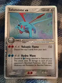 Pokemon TCG Salamence EX Power Keepers Holo Ultra Rare Vintage Card 96/108 - Image 1