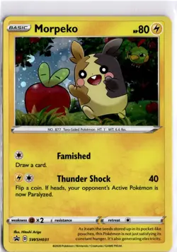 Morpeko - Promo SWSH: Sword & Shield Promo Cards SWSH031 NM - Image 1