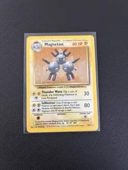 Pokemon WOTC Vintage 4 Card Lot Magneton Holo Snorlax Mew & Megaton Blower - Image 2