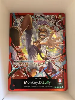 ST21-001 Monkey.D.Luffy AA Alt Art Foil Starter English L One Piece TCG Card - Image 1