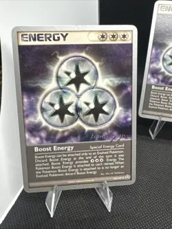 Boost Energy 4 Card Lot Pokemon TCG 2004 World Championships Kevin Nguyen - Image 2