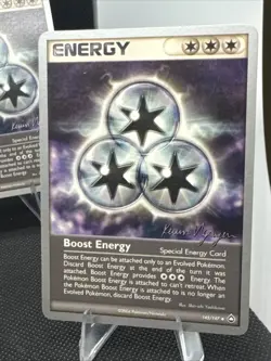 Boost Energy 4 Card Lot Pokemon TCG 2004 World Championships Kevin Nguyen - Image 3