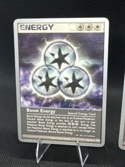 Boost Energy 4 Card Lot Pokemon TCG 2004 World Championships Kevin Nguyen - Image 5