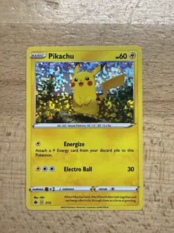 Pikachu 7/15 Holo McDonald's Promo 2022 Pokemon Card LP - Image 1
