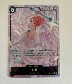 Nami (Alt Art) OP15-086 SR Adventure on KAMI's Island ONE PIECE Card Japanese NM - Image 1