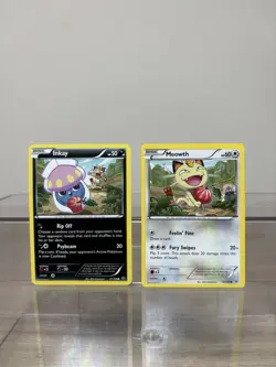 The Great Berry Heist! Meowth 67/108 & Inkay 41/108 Roaring Skies 2 Card Set - Image 1