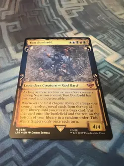 MTG Foil Showcase Scrolls Tom Bombadil NM Unplayed Universes Beyond: LotR - Image 5
