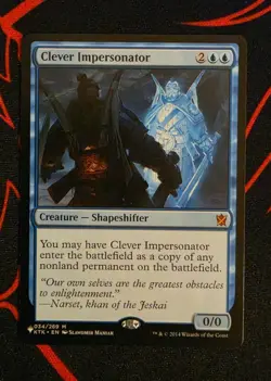MTG Clever Impersonator x1 Near Mint from The List Reprints - Image 3