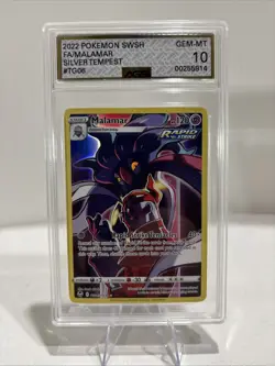 Pokemon Malamar TG06 Silver Tempest Trainer Gallery AGS 10 - Image 1