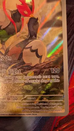 Unfezant 150/086 Holo Illustration Rare Pokemon TCG Sv: Black Bolt - Image 4