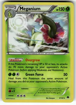 Meganium 3/122 XY - BREAKpoint LP Pokemon Card TCG - Image 1