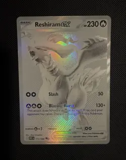 Pokemon TCG; Reshiram EX 173/086 - White Flare English (WHT) - Ultra Rare Holo - Image 1