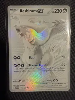 Pokemon TCG; Reshiram EX 173/086 - White Flare English (WHT) - Ultra Rare Holo - Image 3