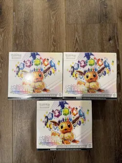 Pokemon Prismatic Evolutions Elite Trainer Box ETB Scarlet & Violet Lot Of 3 - Image 1
