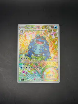 Seismitoad Illustration Rare Black Bolt 105/086 English Pokemon TCG - Image 1