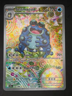 Seismitoad Illustration Rare Black Bolt 105/086 English Pokemon TCG - Image 2