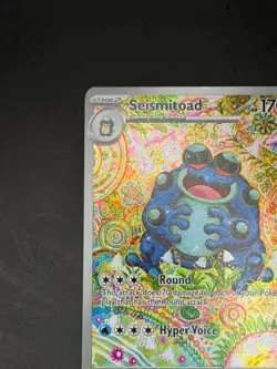 Seismitoad Illustration Rare Black Bolt 105/086 English Pokemon TCG - Image 3