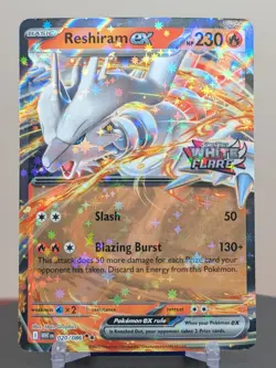 Pokemon Reshiram ex #020/086 English White Flare Stamped Double Rare - Image 1