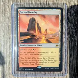 Sacred Foundry Edge of Eternities Regular Card NM 0256 Rare MTG - Image 1