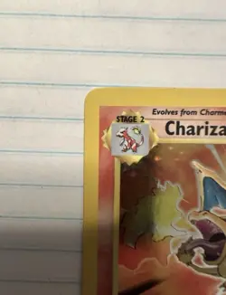 Pokemon Base Set Charizard 4/102 Holo Rare Stage 2 120 HP English - Image 3