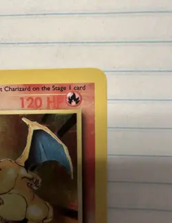 Pokemon Base Set Charizard 4/102 Holo Rare Stage 2 120 HP English - Image 4
