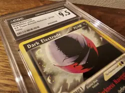 Pokemon EX Team Rocket Returns - Dark Electrode 4/109 Holo CGC 9.5 MINT+ SWIRL - Image 5