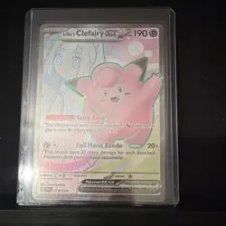 Pokemon TCG Lillie's Clefairy ex 173/159 SV09 Ultra Rare Full Art Holo EN - Image 1
